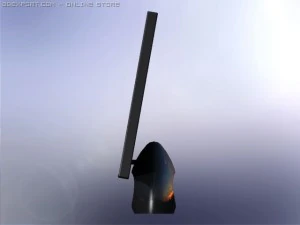 LCD-Monitor 3D Modell