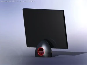 LCD-Monitor 3D Modell