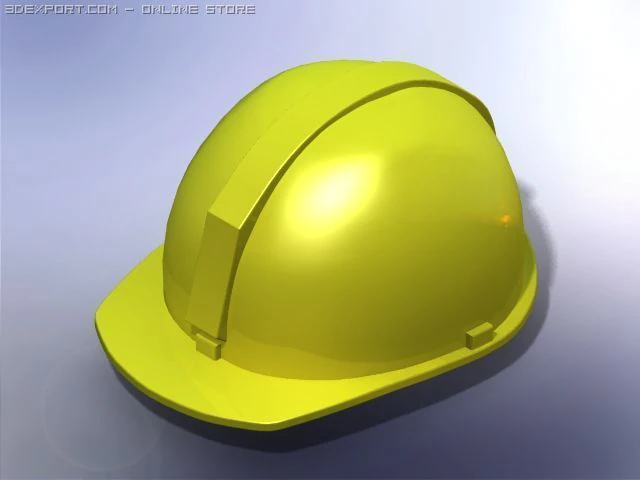 hard hat 3D Model .c4d .max .obj .3ds .fbx .stl .blend