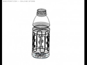 vitamin water bottle 3D Model