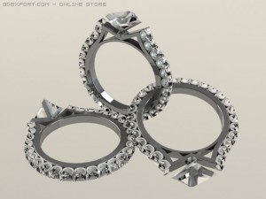 woman ring 3D Model
