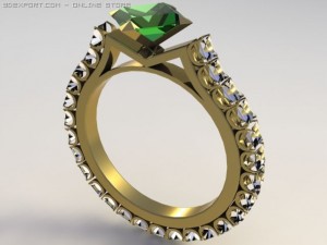 woman ring 3D Model