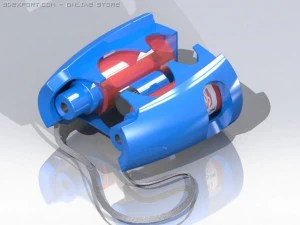 binocolo Modello 3D