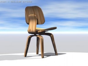 wooden chair 3D Model