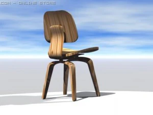 wooden chair 3D Model