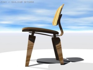 wooden chair 3D Model