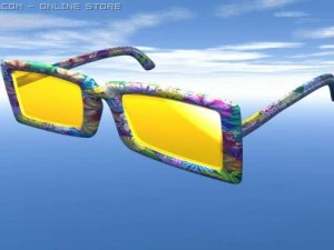 现代太阳镜 3D 模型