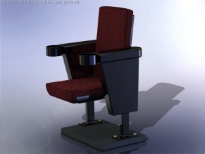 theatre seat 3D Model