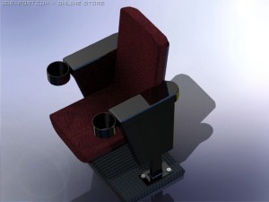 theatre seat 3D Модель