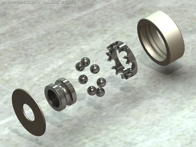 3d model bearing