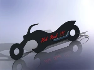 motorcycle bottle opener 3D Model
