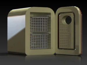 mini freezer 3D Model