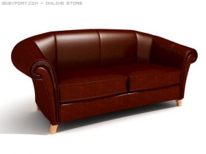 soffa 01 3D Модель