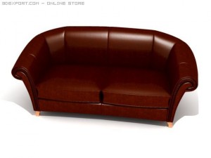 soffa 01 Modelo 3D