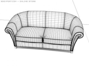 soffa 01 Modelo 3D