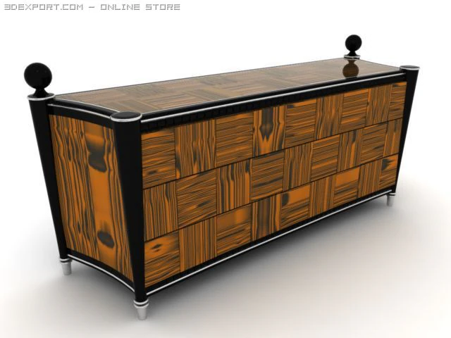 bureau 3D Model .c4d .max .obj .3ds .fbx .stl .blend 