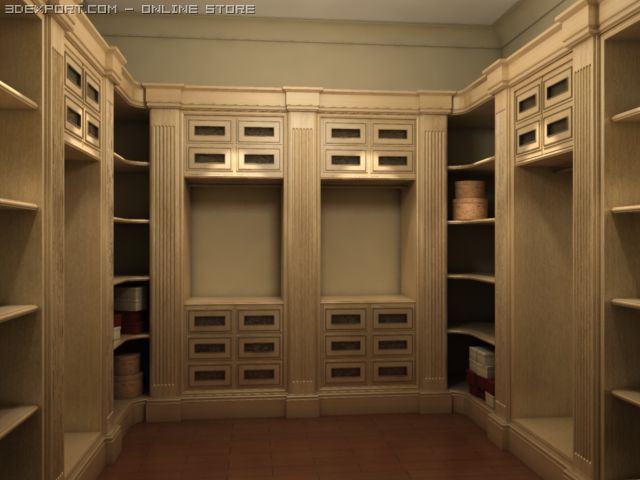 classic checkroom Modèle 3D .c4d .max .obj .3ds .fbx .stl .blend 