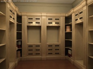 classic checkroom 3D Модель