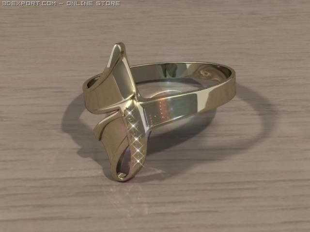 golden ring 01 Modello 3D .c4d .max .obj .3ds .fbx .stl .blend 