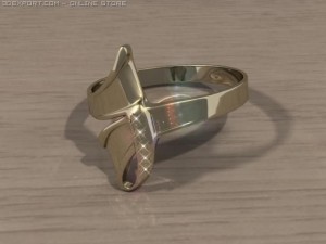 golden ring 01 3D Модель