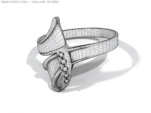 golden ring 01 Modello 3D