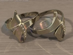 golden ring 01 Modello 3D
