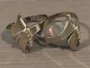 golden ring 01 3D Model