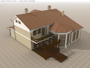 house 0001 Modelo 3D