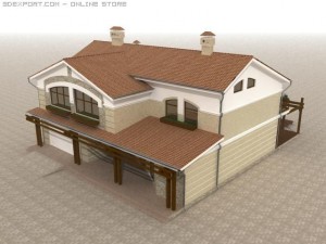 house 0001 Modelo 3D