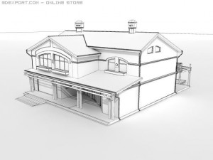 house 0001 Modelo 3D