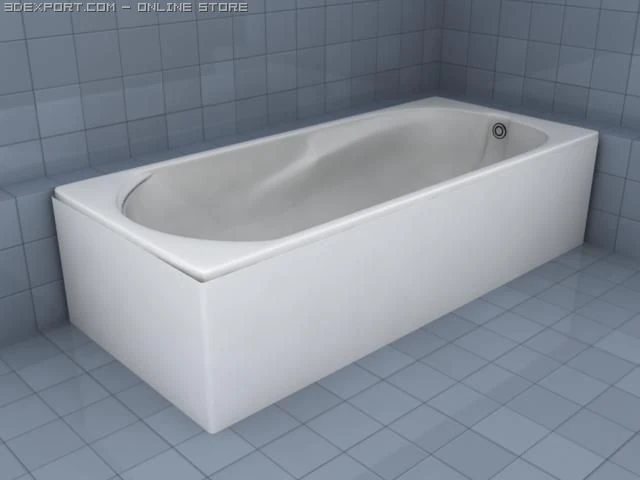 bath 01 3D Model .c4d .max .obj .3ds .fbx .stl .blend 