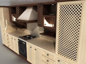 kitchen 01 Modèle 3D