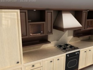 kitchen 01 Modèle 3D