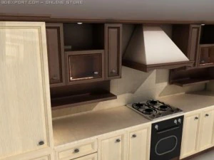 kitchen 01 3D Model
