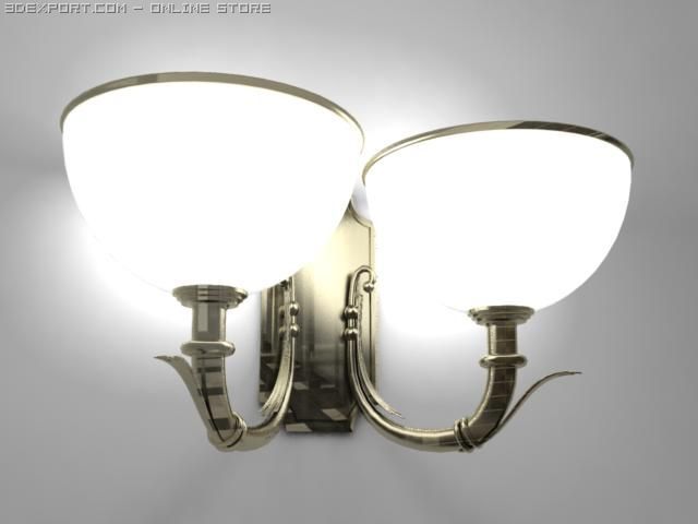 sconce 0001 3Dモデル .c4d .max .obj .3ds .fbx .stl .blend 