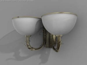 sconce 0001 3Dモデル