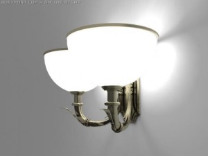 sconce 0001 3Dモデル