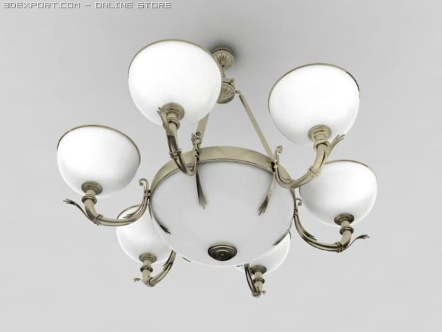 chandelier 01 Modèle 3D .c4d .max .obj .3ds .fbx .stl .blend 