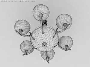chandelier 01 Modèle 3D