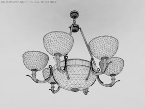 chandelier 01 Modèle 3D