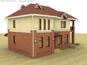 house 02 Modèle 3D