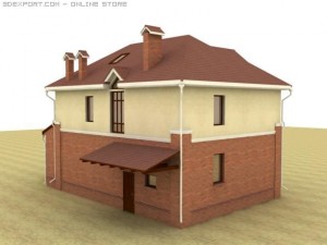 house 02 Modèle 3D
