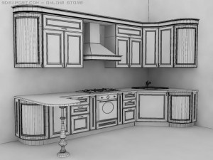 kitchen 02 3D मॉडल