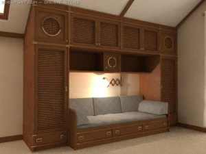 kinderkamer meubilair 3D Model