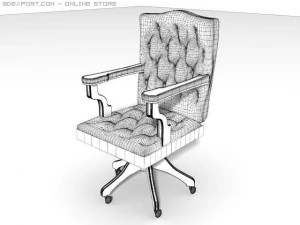 classik cabinet chair 3D Model