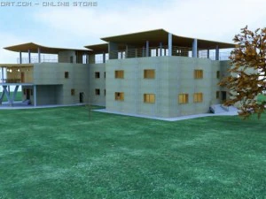 scuola materna Modello 3D