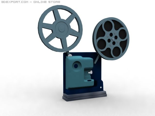 projector 3D-Modell .c4d .max .obj .3ds .fbx .stl .blend 