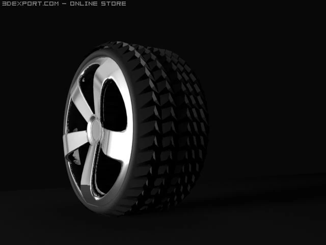 tyre 3D Model .c4d .max .obj .3ds .fbx .stl .blend