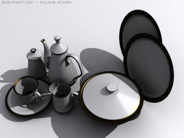 chinaset Model 3D .c4d .max .obj .3ds .fbx .stl .blend 