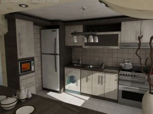 dapur saya Model 3D